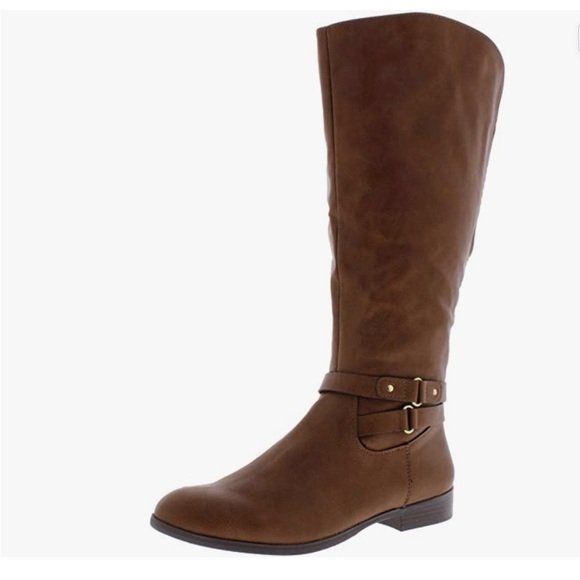 Style & Co. Shoes - New! Style & Co Kindell Tall Riding Bourbon Brown Boots Size 6.5